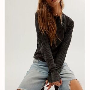 Free  People We The Free Roll With It thermal top